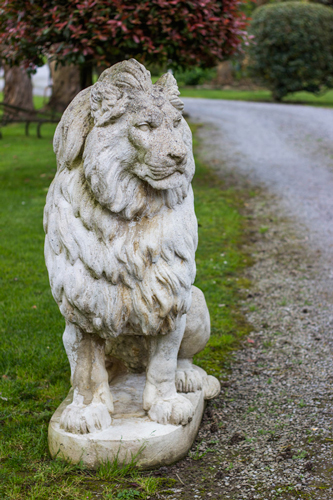 Décoration lion gauche