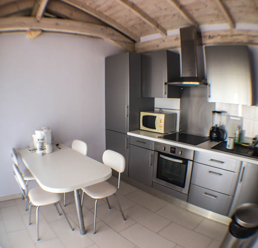 Studio pour 2 personnes ensemble cuisine